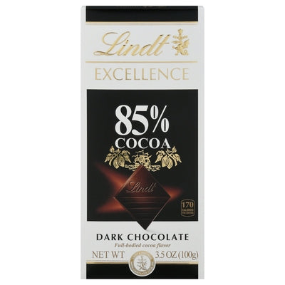 Lindt Dark Chocolate 85% Cocoa 12/3.5 OZ [UNFI-CARLISLE #0111799] [ebt]