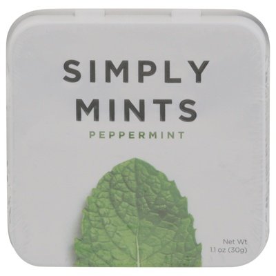 Simply Gum Mints Peppermint 6/30 CT [UNFI #2138204] [ebt]