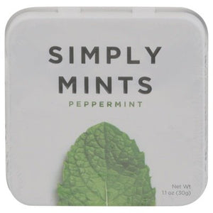 Simply Gum Mints Peppermint 6/30 CT [UNFI #2138204] [ebt]
