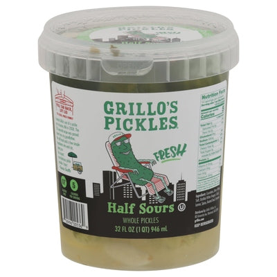 Grillos Pickles Pickles Half Sour Whole 6/32 OZ [UNFI #02694370] [ebt]