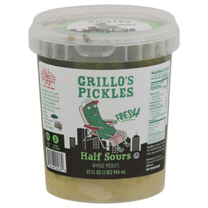 Grillos Pickles Pickles Half Sour Whole 6/32 OZ [UNFI #02694370] [ebt]