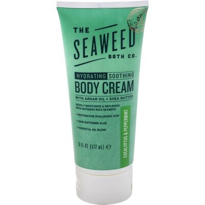 Seaweed Bath Co Body Cream Eucalyptus & Peppermint Hydrating Soothing 6 OZ [UNFI-CARLISLE #1884139]