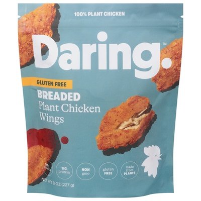 Daring Plant Chicken Wings Breaded 6/8 OZ [UNFI #2742344] [ebt]