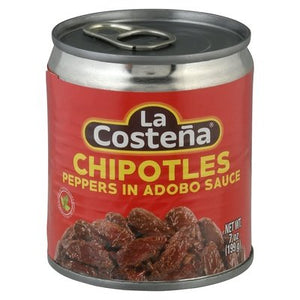 La Costena Chipotles Peppers In Adobo Sauce 24/7 OZ [UNFI #102434] [ebt]