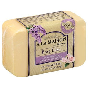 A La Maison Soap Rose Lilac For Hand & Body 1/8.8 OZ [UNFI-CARLISLE #1781400]