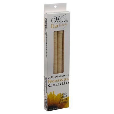 Wallys Natural Products Candle Beeswax 1/4 PK [UNFI-CARLISLE #115949]