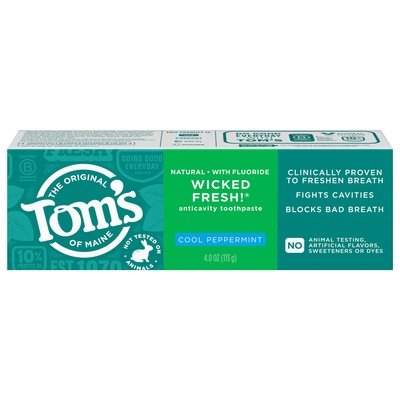 Toms Of Maine Anticavity Toothpaste Cool Peppermint 6/4 OZ [UNFI-CARLISLE #3027240]