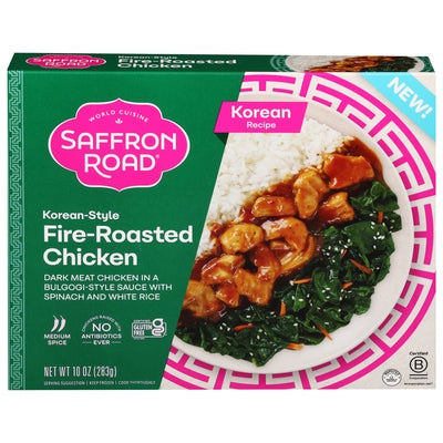 Saffron Road Chicken Fire-Roasted Korean-Style 8/10 OZ [UNFI #03080033] [ebt]