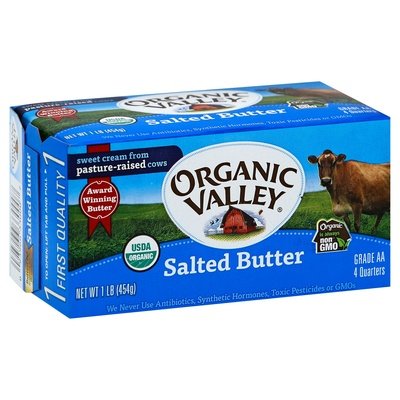 Organic Valley Butter Salted 15/1 LB [UNFI #213645] [ebt]