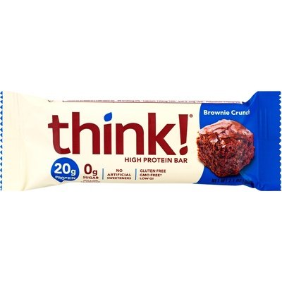 Think High Protein Bar Brownie Crunch 10/2.1 OZ [UNFI-CARLISLE #269894] [ebt]