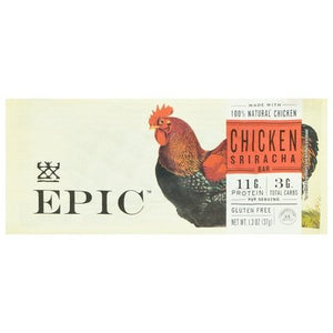 Epic Bar Chicken Sriracha 12/1.3 OZ [UNFI-CARLISLE #2727220] [ebt]