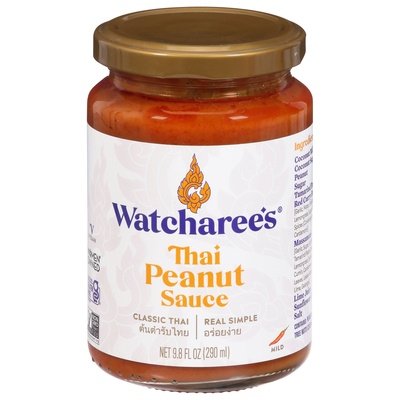 Watcharees Sauce Thai Peanut Mild 6/9.8 OZ [UNFI #2803401] [ebt]