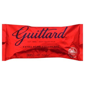 Guittard Baking Chips Extra Dark Chocolate 63% Cacao 12/11.5OZ [UNFI #0323980] [ebt]