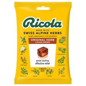 Ricola Cough Drops Original Herb 8/21 CT [UNFI-CARLISLE #2885770] [ebt]