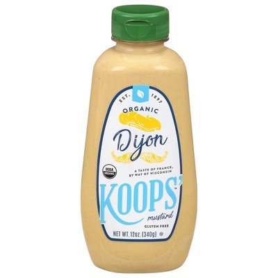 Koops Mustard Dijon Organic 12/12 OZ [UNFI #1232420] [ebt]