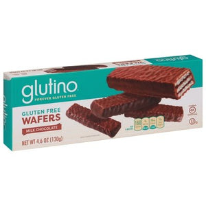 Glutino Wafers Gluten Free Milk Chocolate 12/4.6 OZ [UNFI #726497] [ebt]