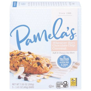 Pamelas Oat Bars Soft & Chewy Chocolate Chip Coconut 6/5/1.41Z [UNFI #0429613] [ebt]
