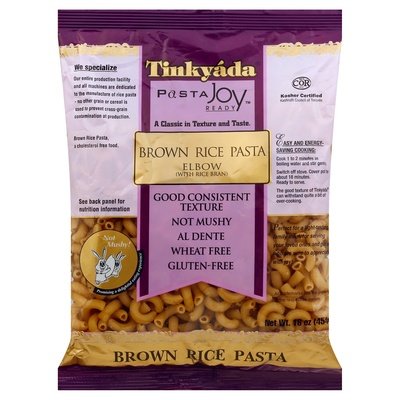 Tinkyada Brown Rice Pasta Elbow 12/16 OZ [UNFI #639765] [ebt]