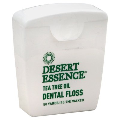 Desert Essence Dental Floss Waxed Tea Tree Oil 6/50 YD [UNFI-CARLISLE #923151]