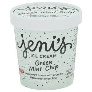 Jenis Ice Cream Green Mint Chip 8/16 OZ [UNFI #2693471] [ebt]