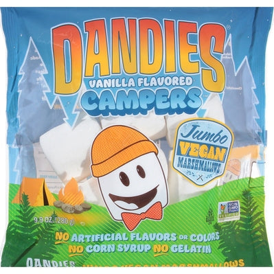 Dandies Marshmallows Vegan Vanilla Flavored Jumbo 10/9.9 OZ [UNFI #02961472] [ebt]
