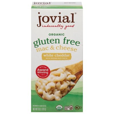 Jovial Mac & Cheese Gluten Free White Cheddar 12/6 OZ [UNFI #2962090] [ebt]