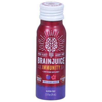 Brainjuice Immunity Huckleberry Hibiscus 12/2.5 OZ [UNFI-CARLISLE #2914398]
