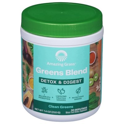 Amazing Grass Greens Blend Detox & Digest Clean Greens 1/7.4 OZ [UNFI-CARLISLE #1982321]