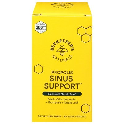 Beekeepers Naturals Sinus Support Propolis 1/60 CT [UNFI-CARLISLE #2834224]