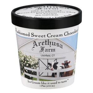 Arethusa Farm Ice Cream Old-Fashioned Sweet Cream Chocolate Chip 8/1 PINT [UNFI #02600922] [ebt]