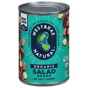 Westbrae Salad Beans Organic 12/15 OZ [UNFI #404780] [ebt]