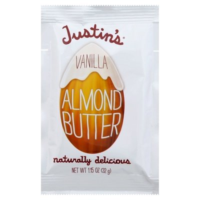 Justins Almond Butter Vanilla 10/1.15 OZ [UNFI-CARLISLE #2094357] [ebt]