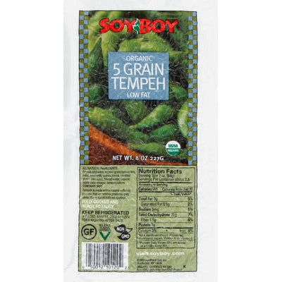 Soy Boy Tempeh 5 Grain Organic 12/8 OZ [UNFI #0118067] [ebt]