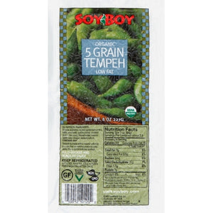 Soy Boy Tempeh 5 Grain Organic 12/8 OZ [UNFI #0118067] [ebt]