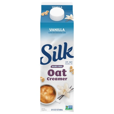 Silk Oatmilk Creamer The Vanilla One 12/32 OZ [UNFI #02457471] [ebt]
