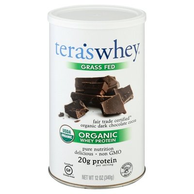 Simply Teras Whey Protein Organic Dark Chocolate Cocoa Grass Fed 1/12 OZ [UNFI-CARLISLE #337592]