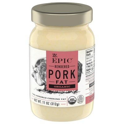 Epic Pork Fat Organic Rendered 6/11 OZ [UNFI #2295632] [ebt]