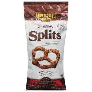 Unique Pretzels Pretzels Original Splits 12/11 OZ [UNFI #492348] [ebt]