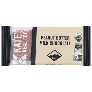 Kates Real Food Bar Peanut Butter Milk Chocolate 12/2.2 OZ [UNFI-CARLISLE #2337939] [ebt]
