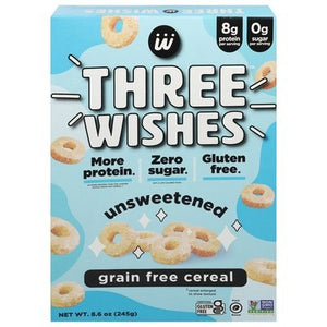 Three Wishes Cereal Grain Free Unsweetened 6/8.6 OZ [UNFI #2523520] [ebt]