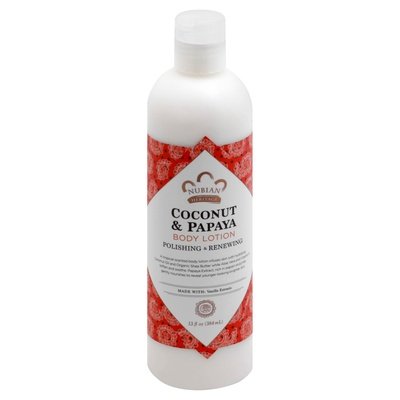 Nubian Heritage Body Lotion Coconut & Papaya 1/13 OZ [UNFI-CARLISLE #1074517]