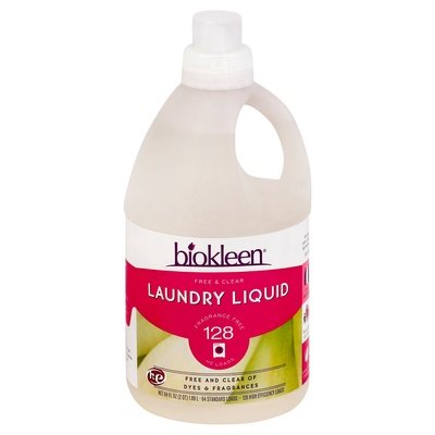 Biokleen Laundry Liquid Free & Clear Fragrance Free 1/64 OZ [UNFI-CARLISLE #852814]