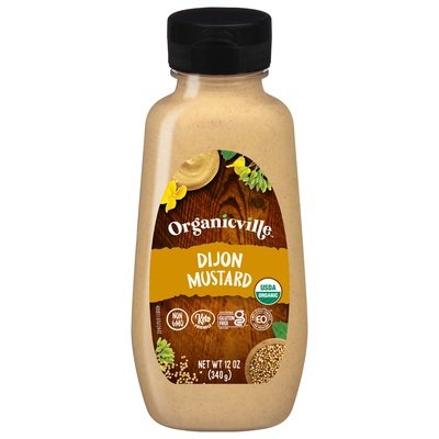 Organicville Dijon Mustard 12/12 OZ [UNFI #397844] [ebt]