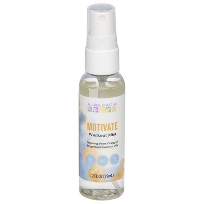 Aura Cacia Workout Mist Motivate 1/2 OZ [UNFI-CARLISLE #2745784]