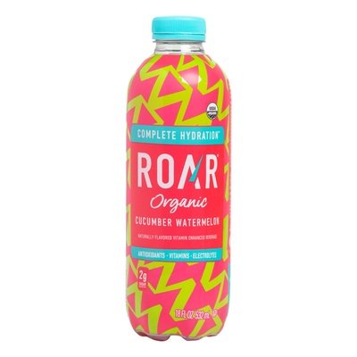 Roar Organic Vitamin Enhanced Beverage Organic Cucumber Watermelon 12/18 OZ [UNFI #2297760] [ebt]