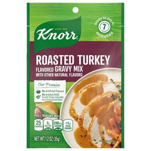 Knorr Gravy Mix Roasted Turkey Flavored 12/1.2 OZ [UNFI-CARLISLE #100925] [ebt]