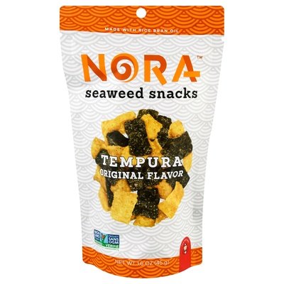 Nora Snacks Seaweed Snacks Original Flavor Tempura 12/1.6 OZ [UNFI #2454866] [ebt]