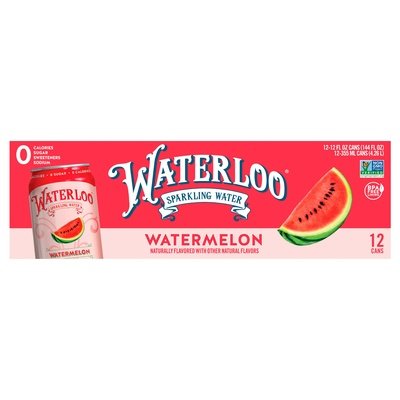 Wtrloo Sprklng Water Watermelon 2/12/12 OZ [UNFI #2244424] [ebt]