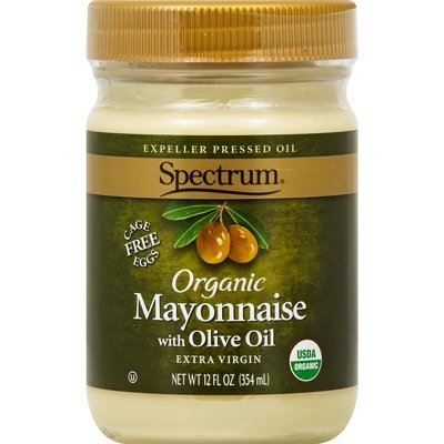 Spectrum Naturals Mayonnaise Organic With Olive Oil Extra Virgin 12/12 OZ [UNFI #0662981] [ebt]