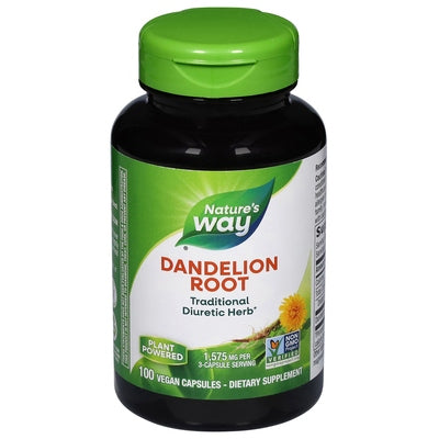 Natures Way Dandelion Root 1 575 Mg Vegan Capsules 100 Cap [UNFI-CARLISLE #0391300]